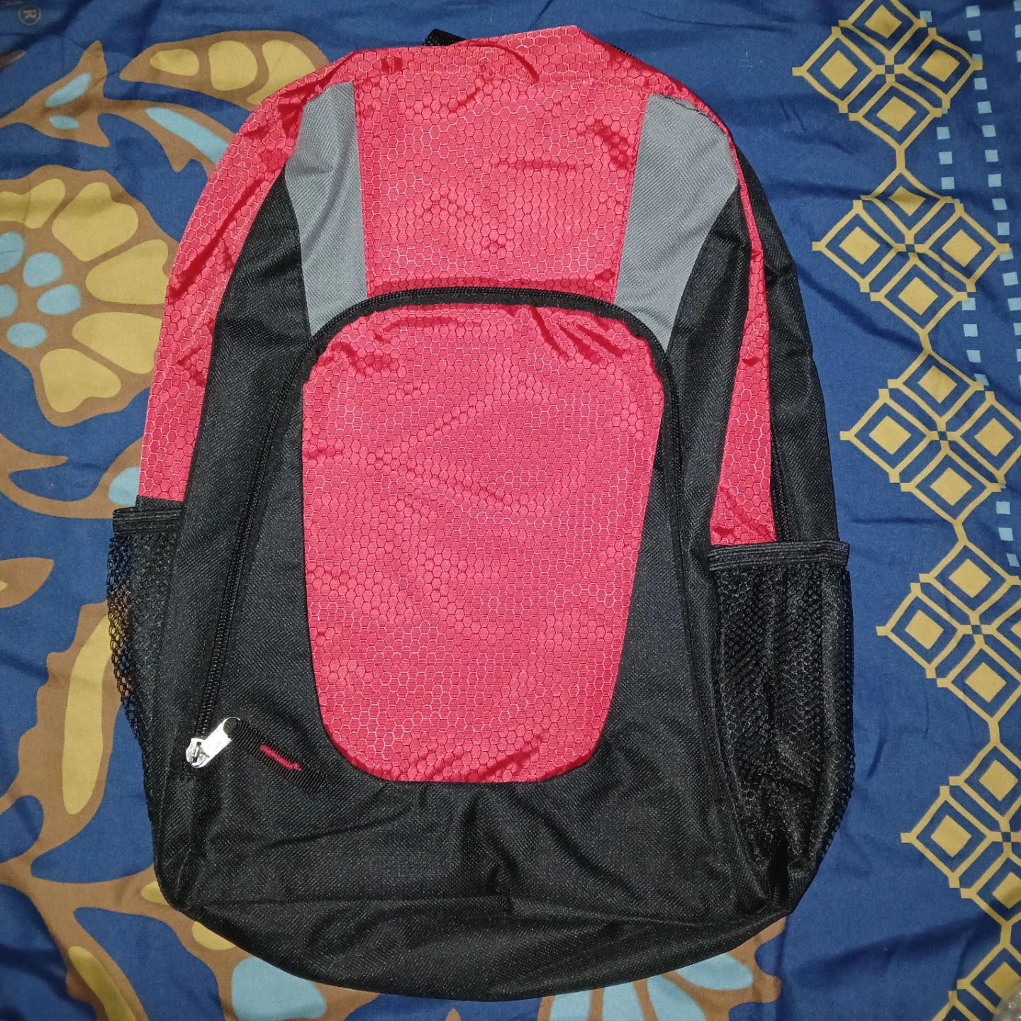 Red and Black Casual Backpack