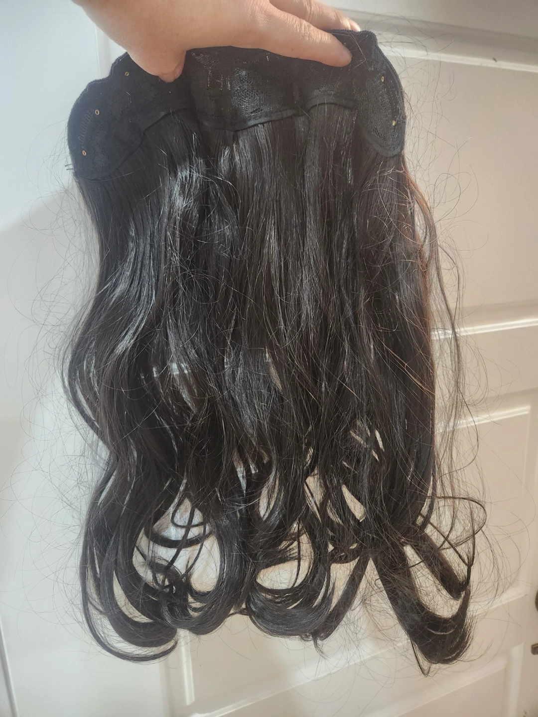 Dark Brown Wavy Clip-in Hair Extension - photo 4