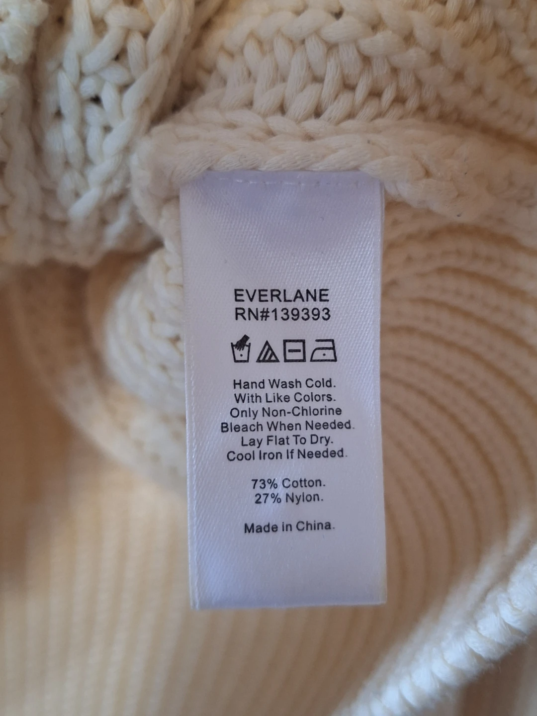 Everlane Cream Cardigan Size Large - photo 4