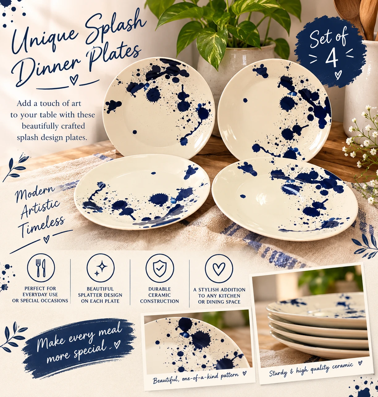 🍽Royal Doulton Dinner Plates - Set of 4🍽