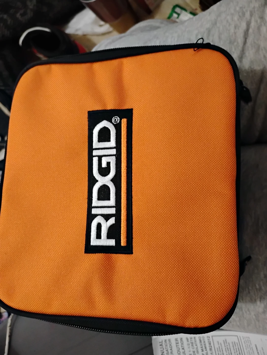 Bran in box Ridgid 1-1/2hp 1/4in.compact base router $90 p. U .o