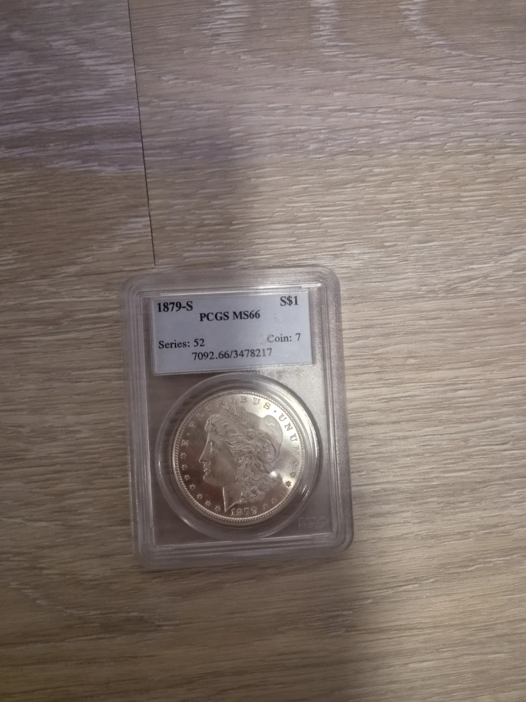 1879-S Morgan Silver Dollar PCGS MS66