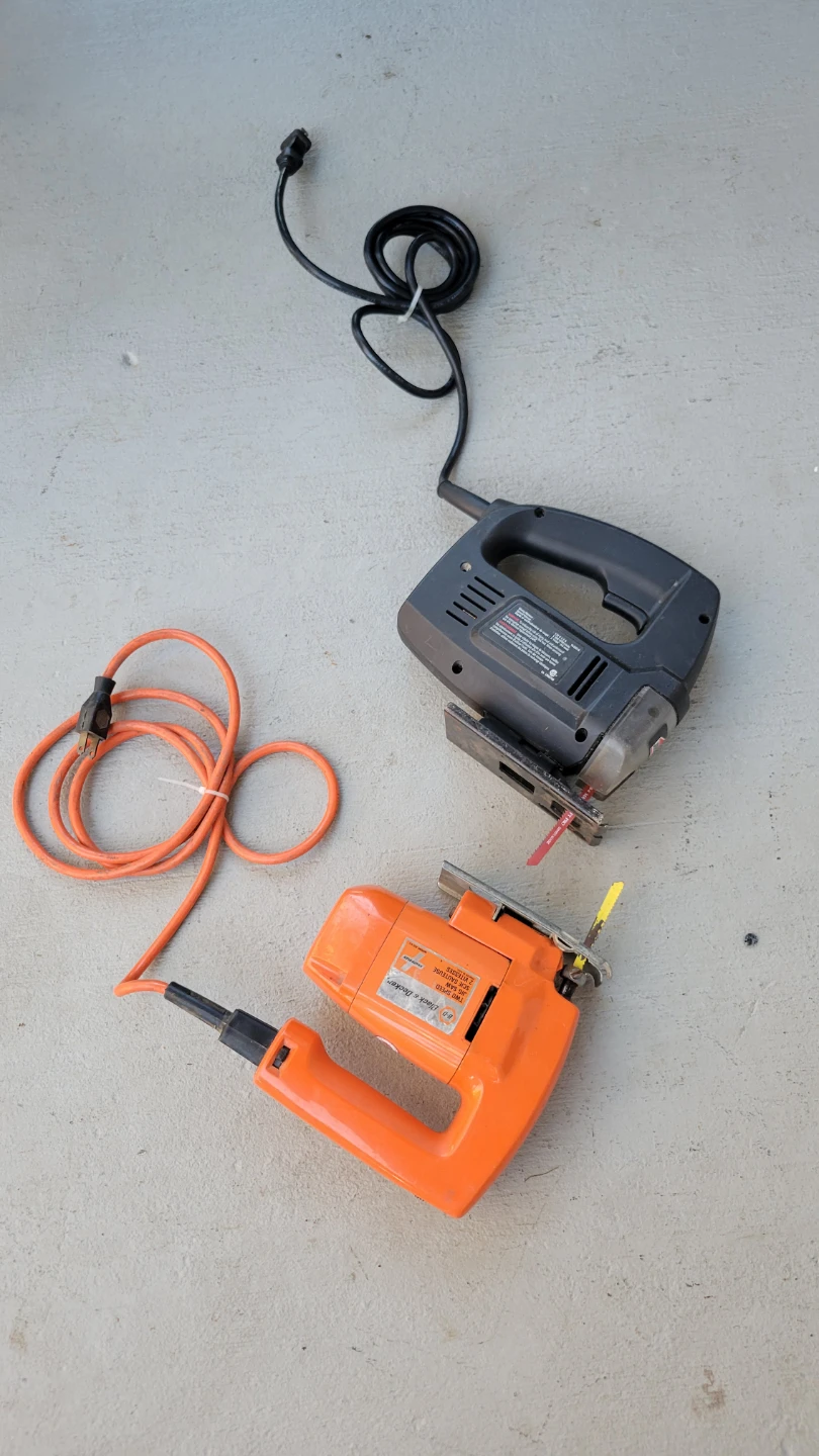 Two Black & Decker Jig Saws