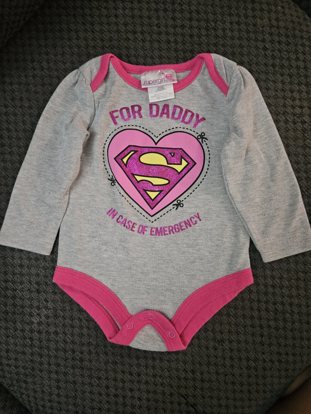 Supergirl Baby Bodysuit