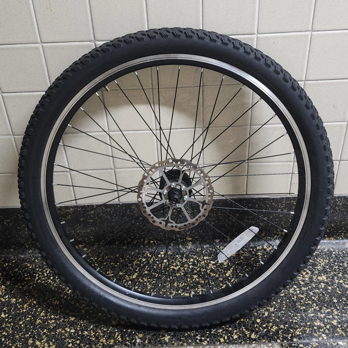 26" Mountain Bike Matching Wheel Set Front Disc Rear Non Disc - photo 2