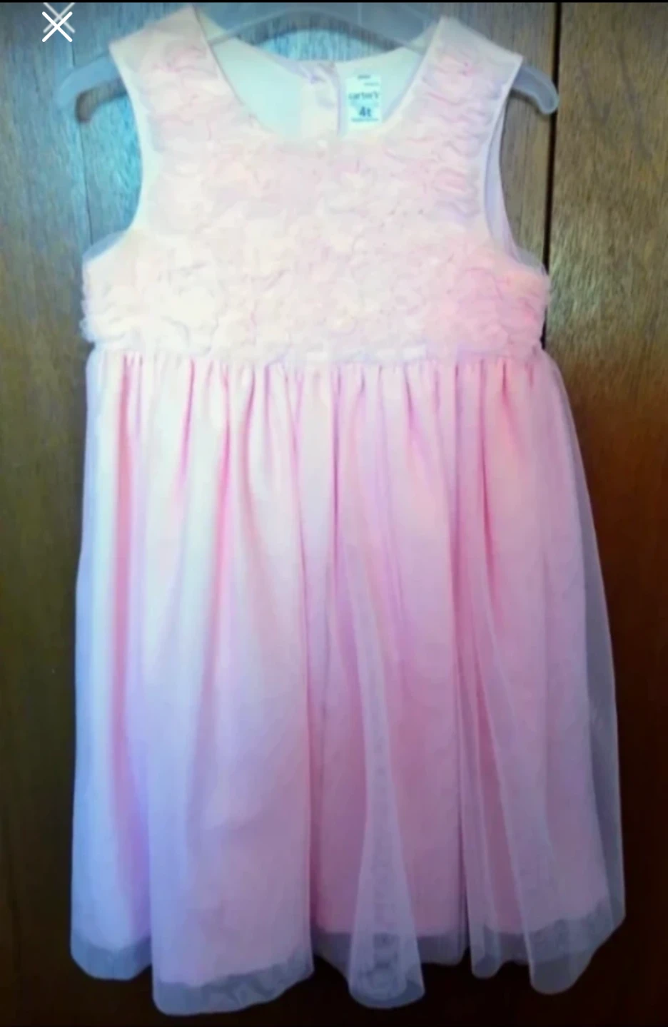 Carter's Girl's Fancy Pink Dress Size 4T