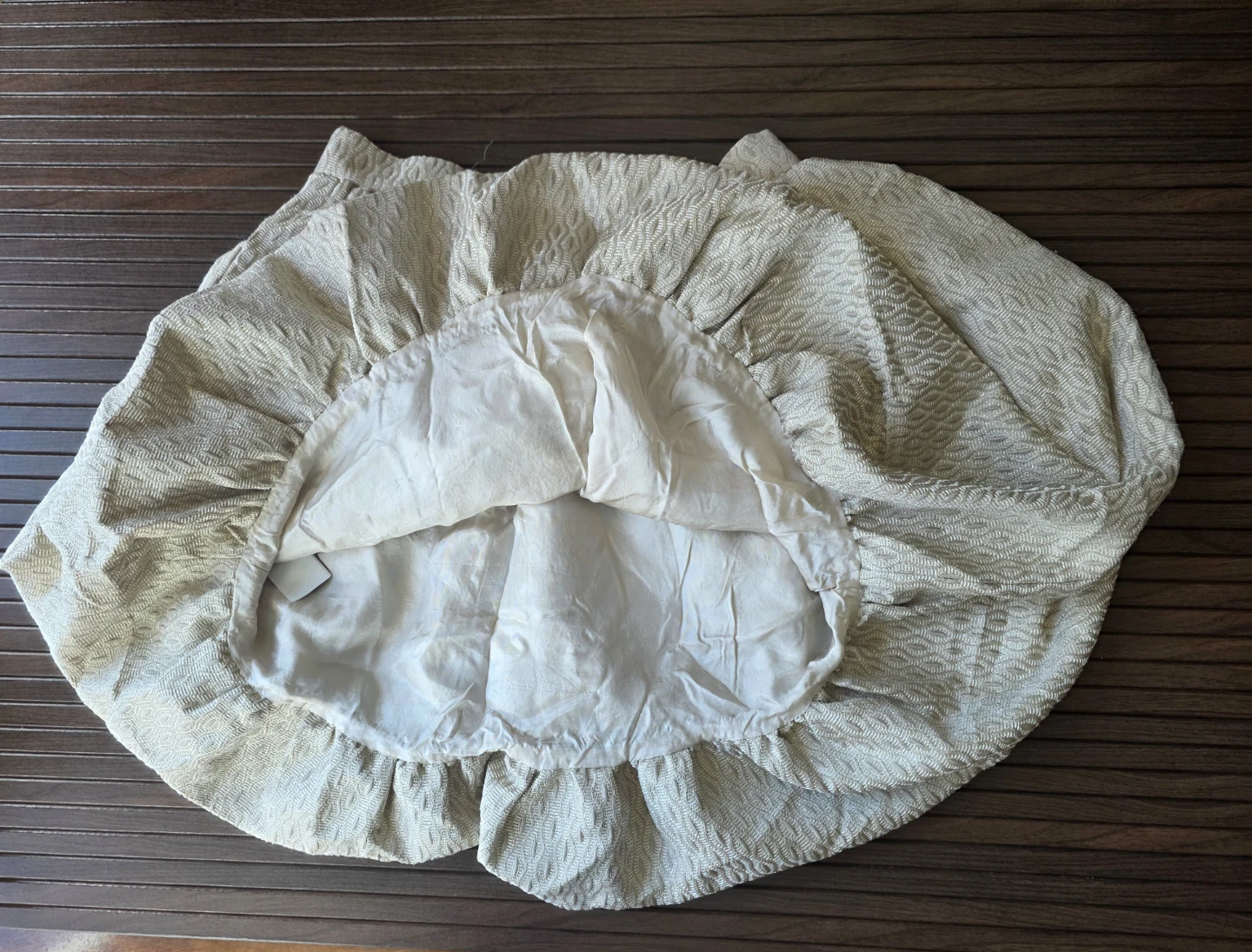 IMPERIAL Metallic Gold Textured Bubble/Puffer Skirt - photo 2