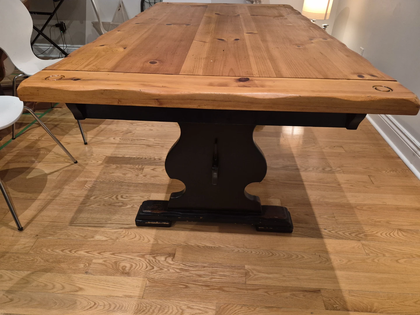 Rustic Pine Extendable Dining Table - photo 3