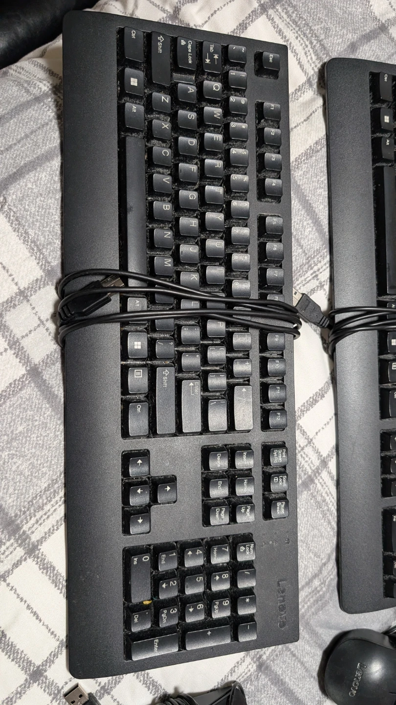5 Lenovo Wired Keyboards and Mice Sets - photo 2