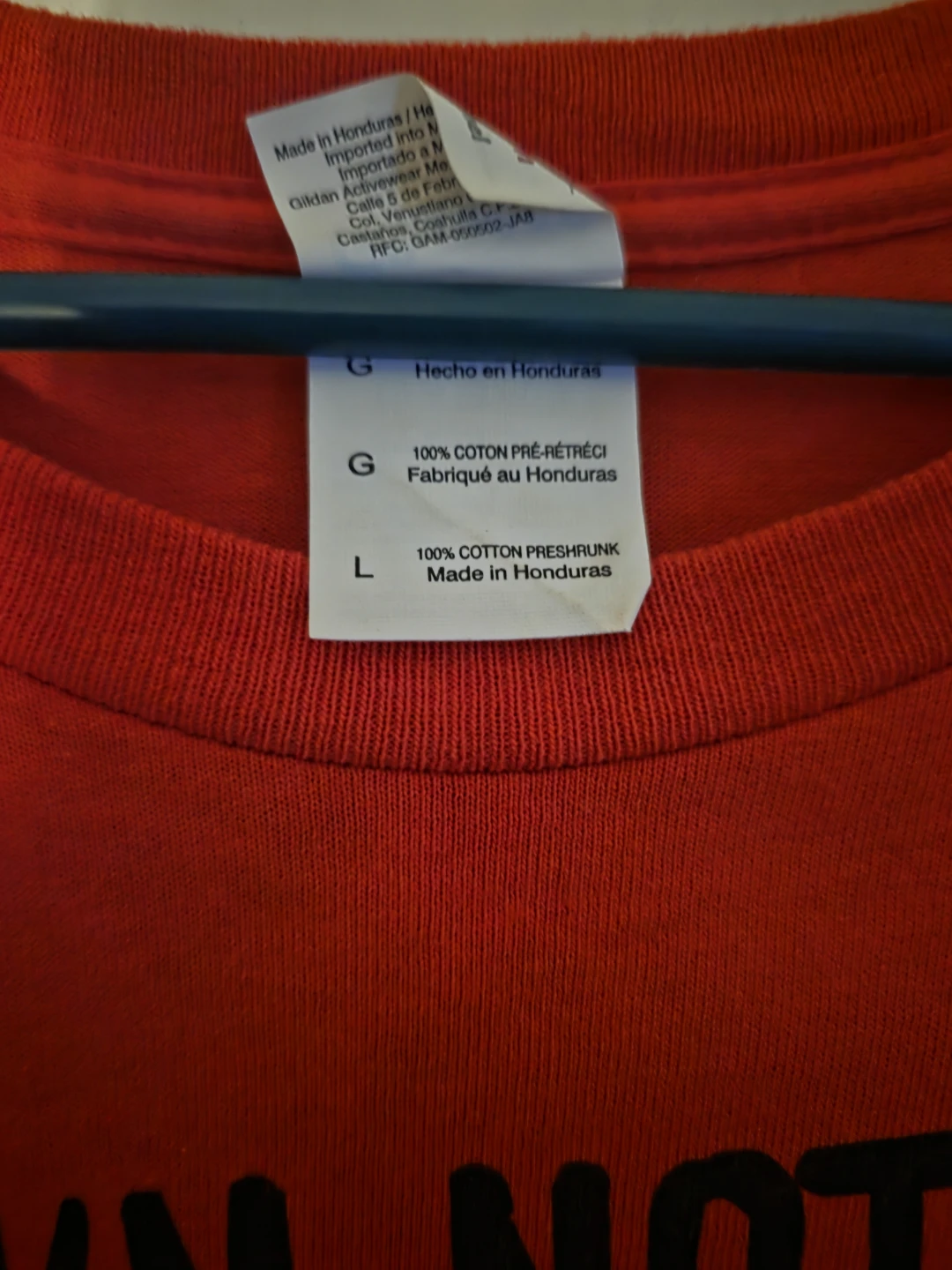 Gildan Red I'm Not Lazy T-Shirt - photo 3