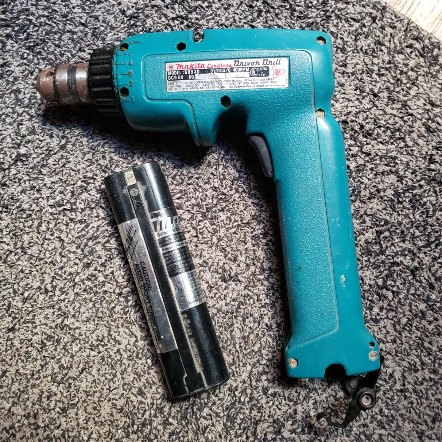Makita 9.6V Cordless Driver Drill Model 6093D