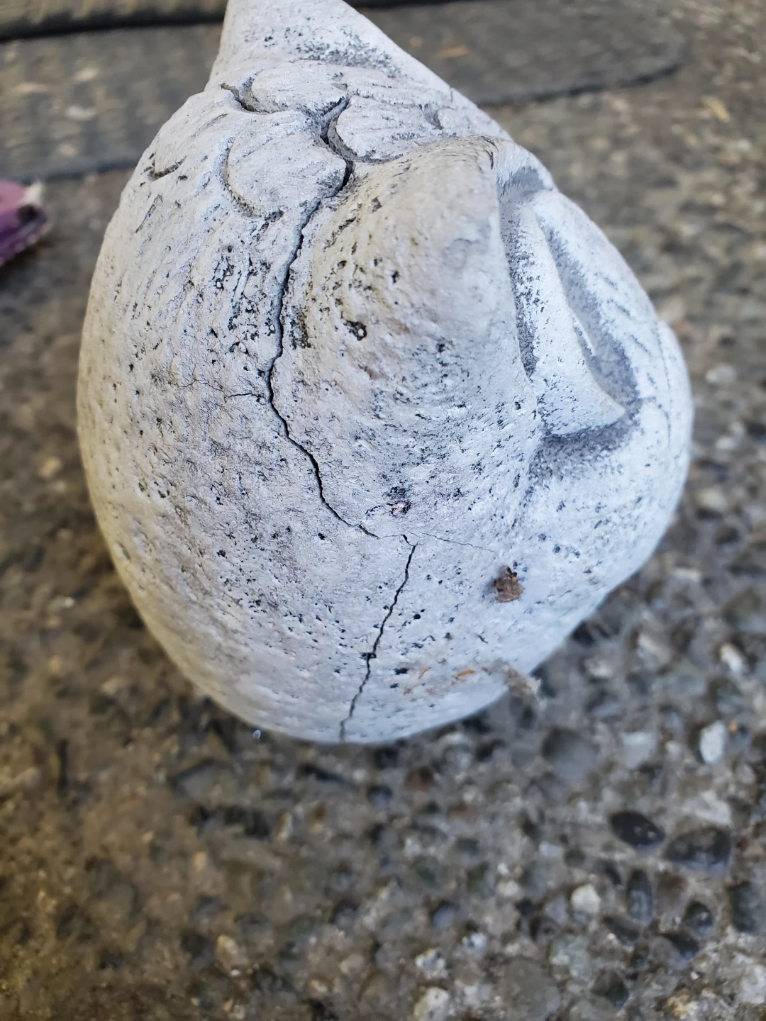 3 Cement Owl Garden Ornament - photo 3