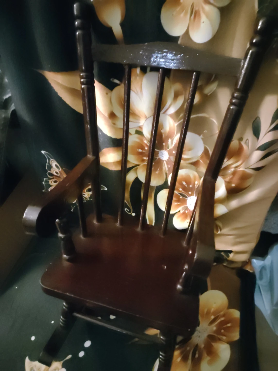 Small Wooden Decorative Rocking Chair