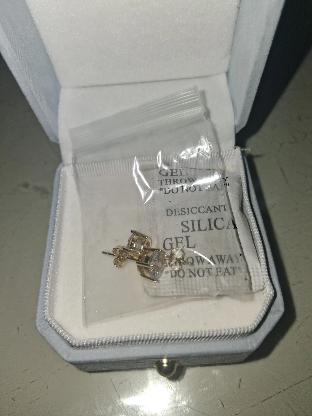 APSVO Gold Stud Earrings