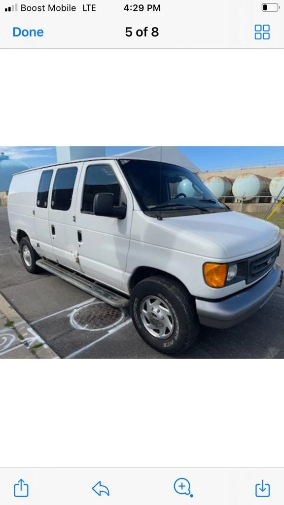 2007 Ford E-Series Cargo Van with Shelving