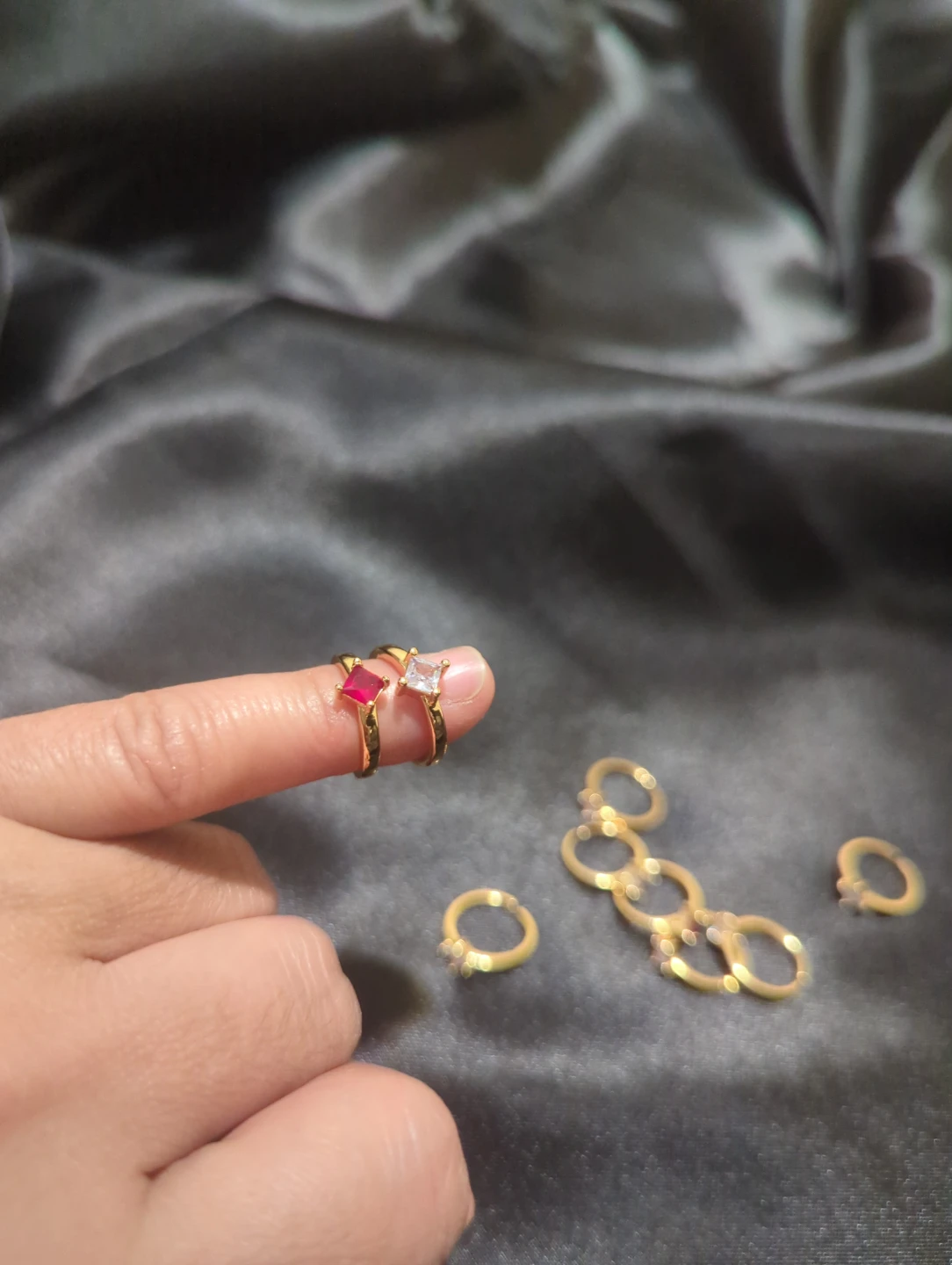 High quality Adjustable  children Stone Rings - photo 5