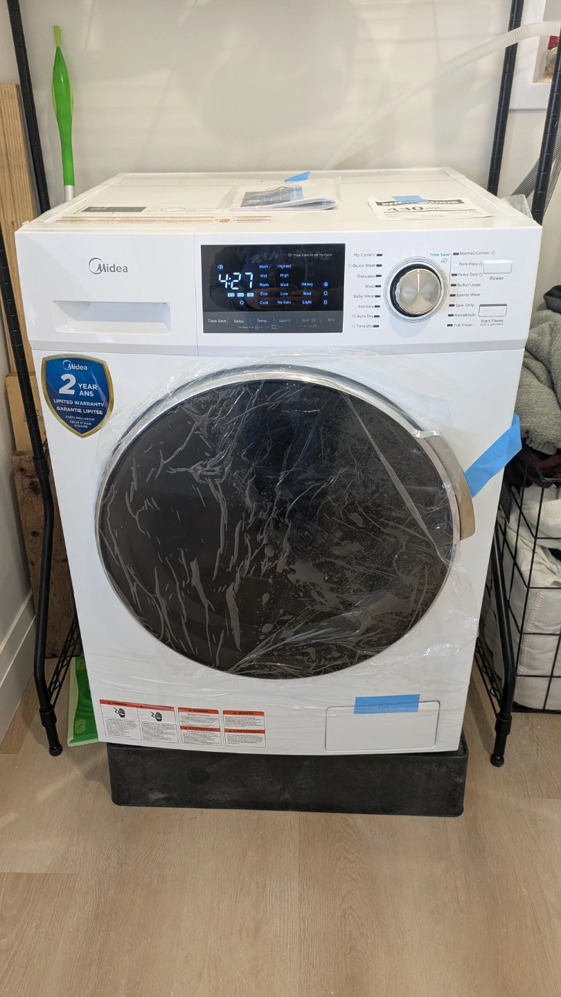 Midea 3.1 CuFt All-in-One Ventless Washer Dryer Combo MLC31N5AWW