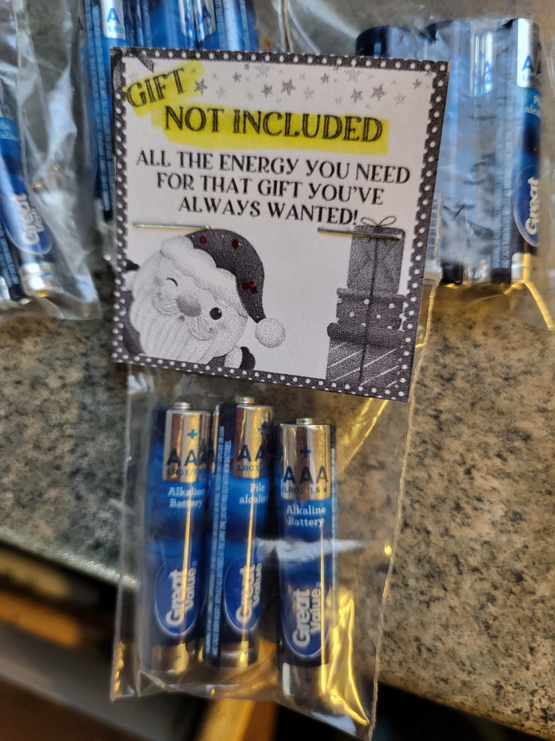 Assorted Great Value Alkaline Batteries