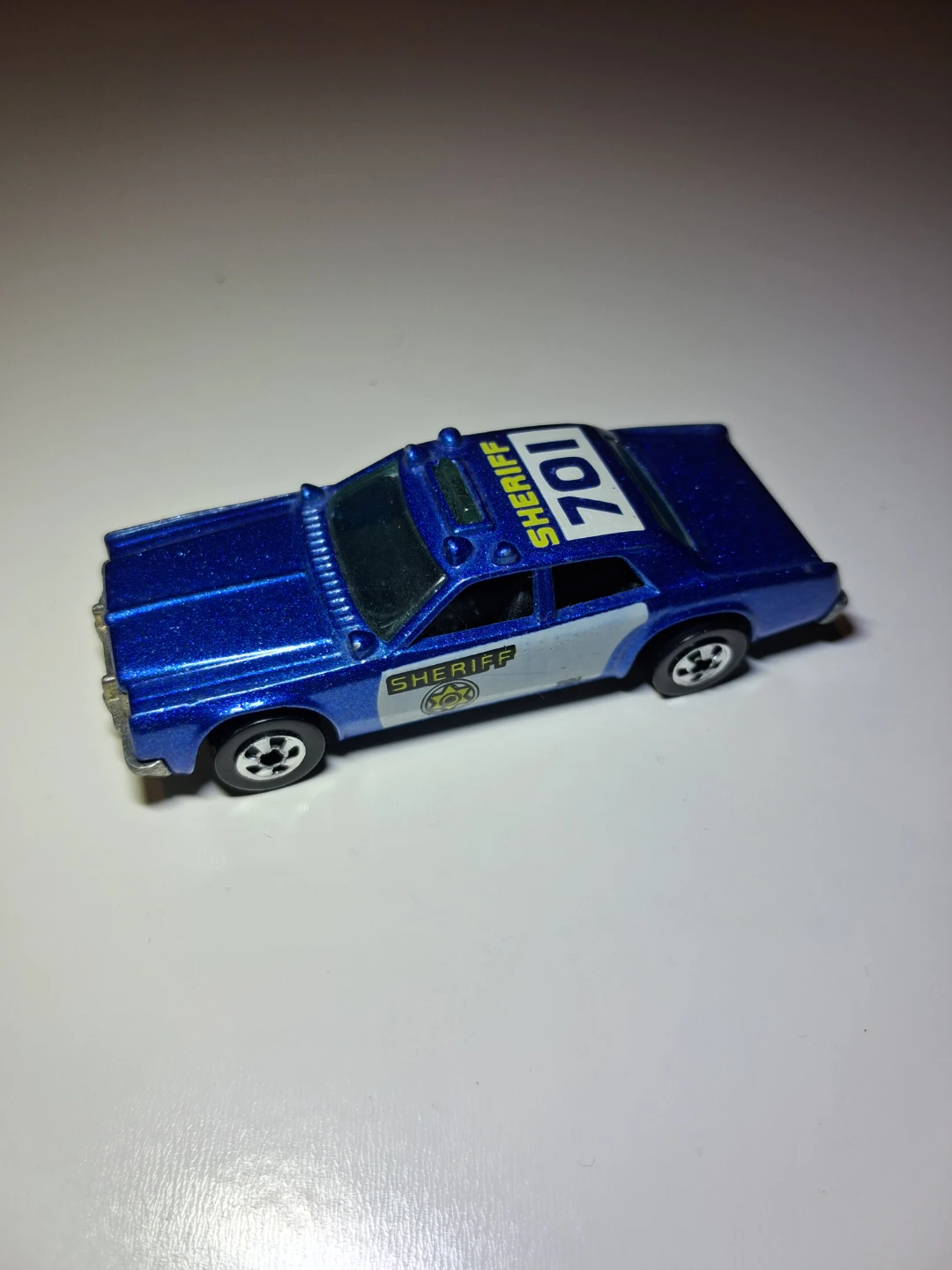 Vintage 1977 Hot Wheels Sheriff Police Car