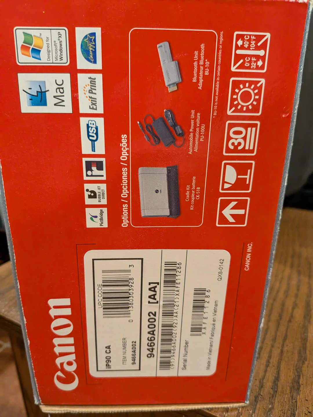 Canon PIXMA iP90 Photo Printer - photo 3