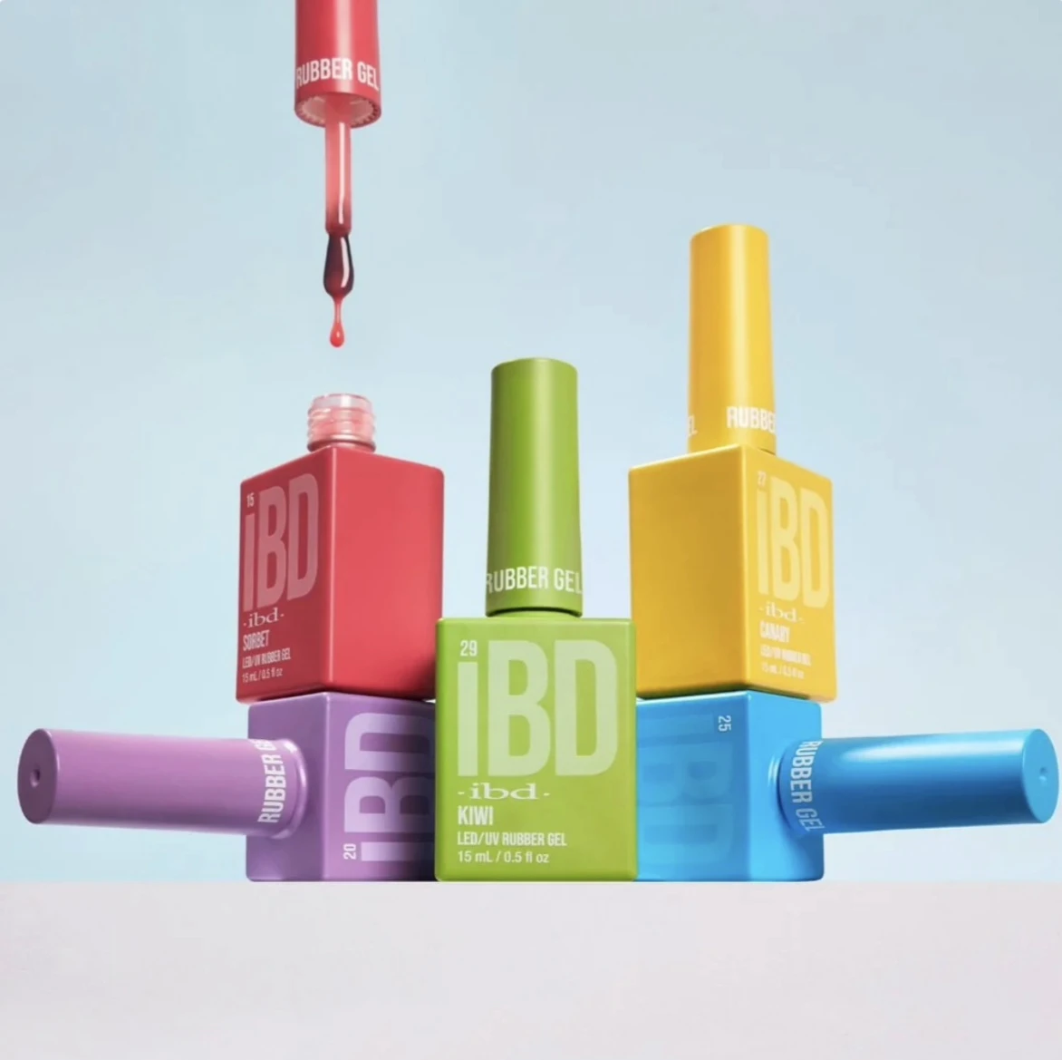 iBD LED/UV Rubber Gel Nail Polish Collection 30 set - photo 2