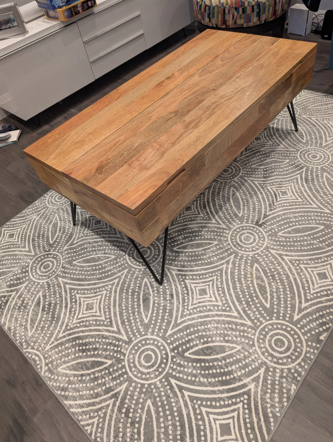 Solid Wood Pop-Up Coffee Table - photo 4