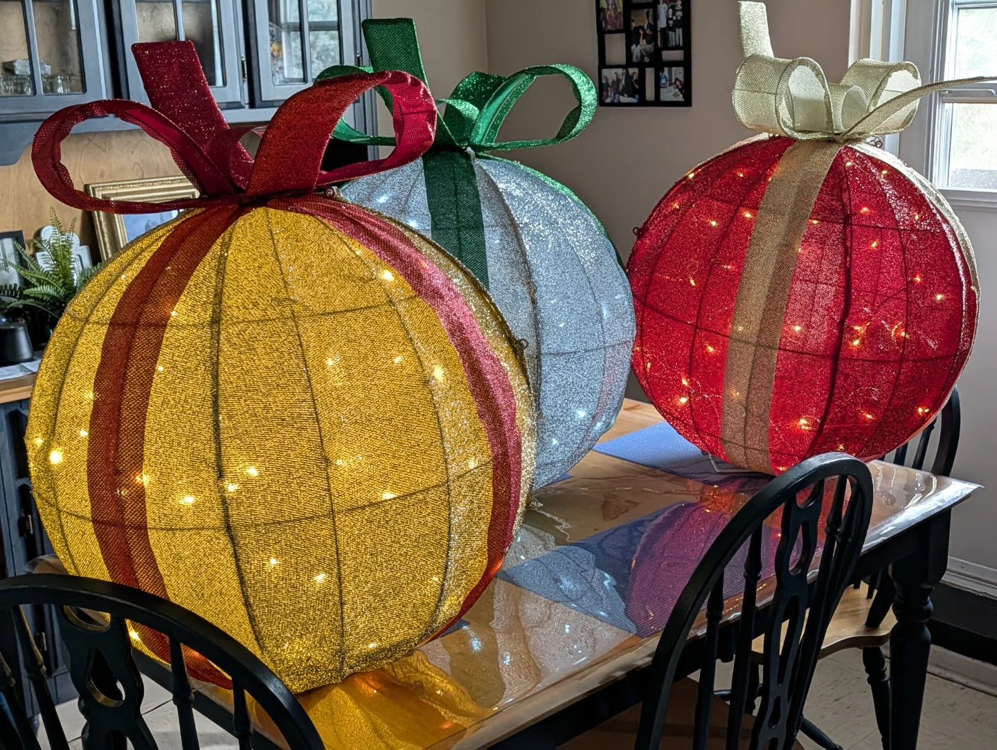 CANVAS 32" Lighted Christmas Ornament Set - photo 2