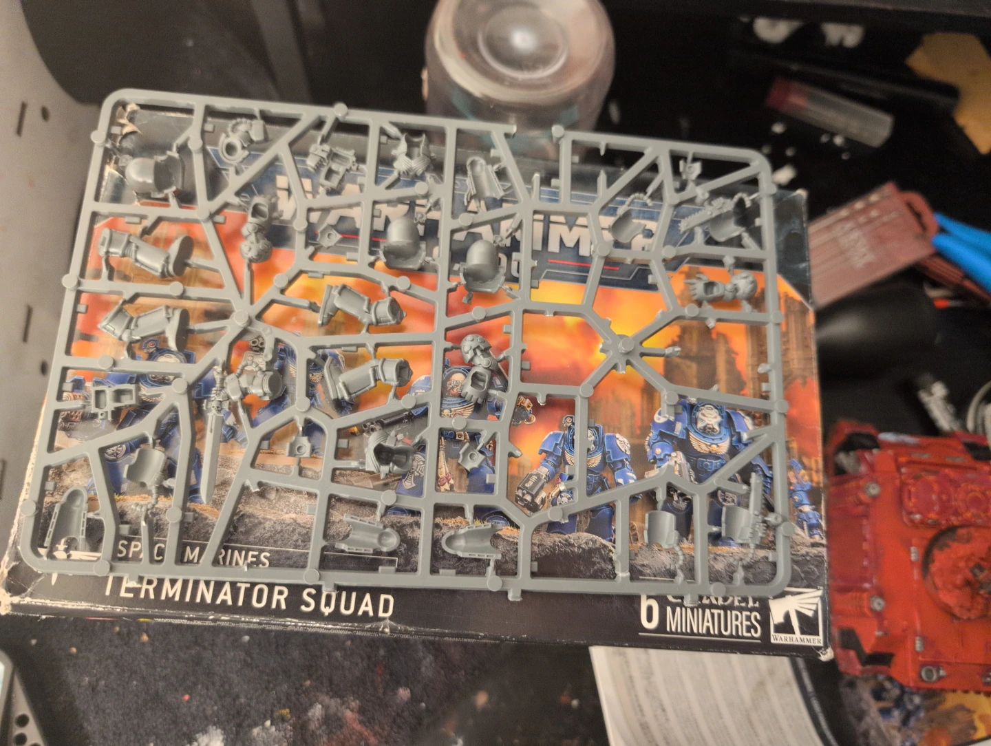 Warhammer 40,000 Space Marines Terminator Squad partly used - photo 2