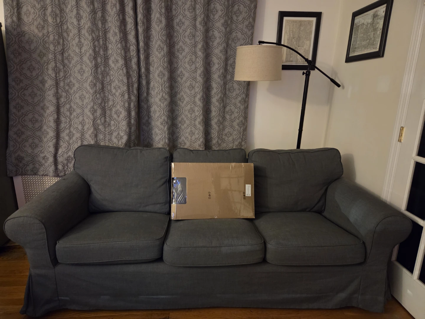 3-Seat Sofa with Brand New Cover - photo 2