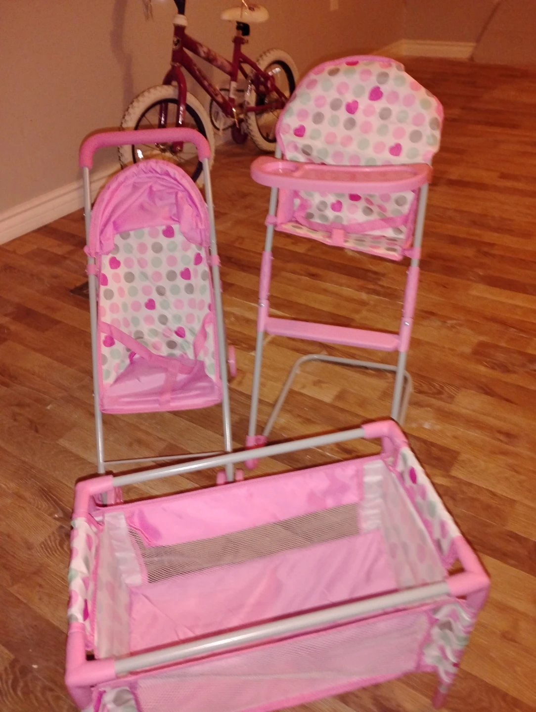 3-piece doll accessory set