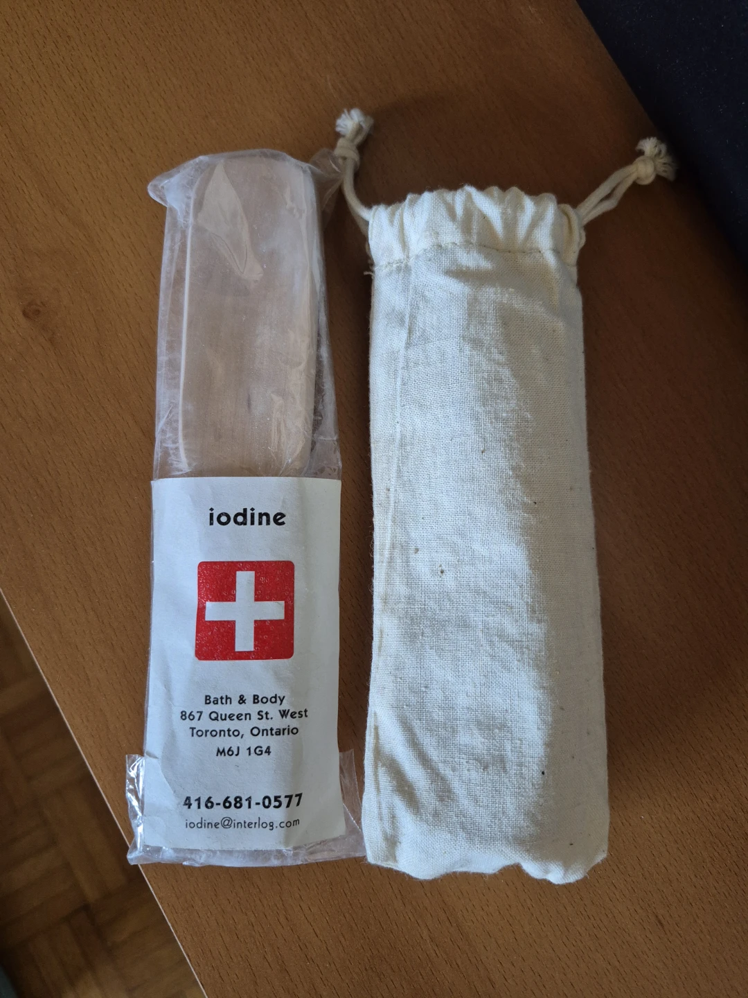 Foot Roller / Massager + Pumice Stone : Wood : NEW : Foot Care - photo 3