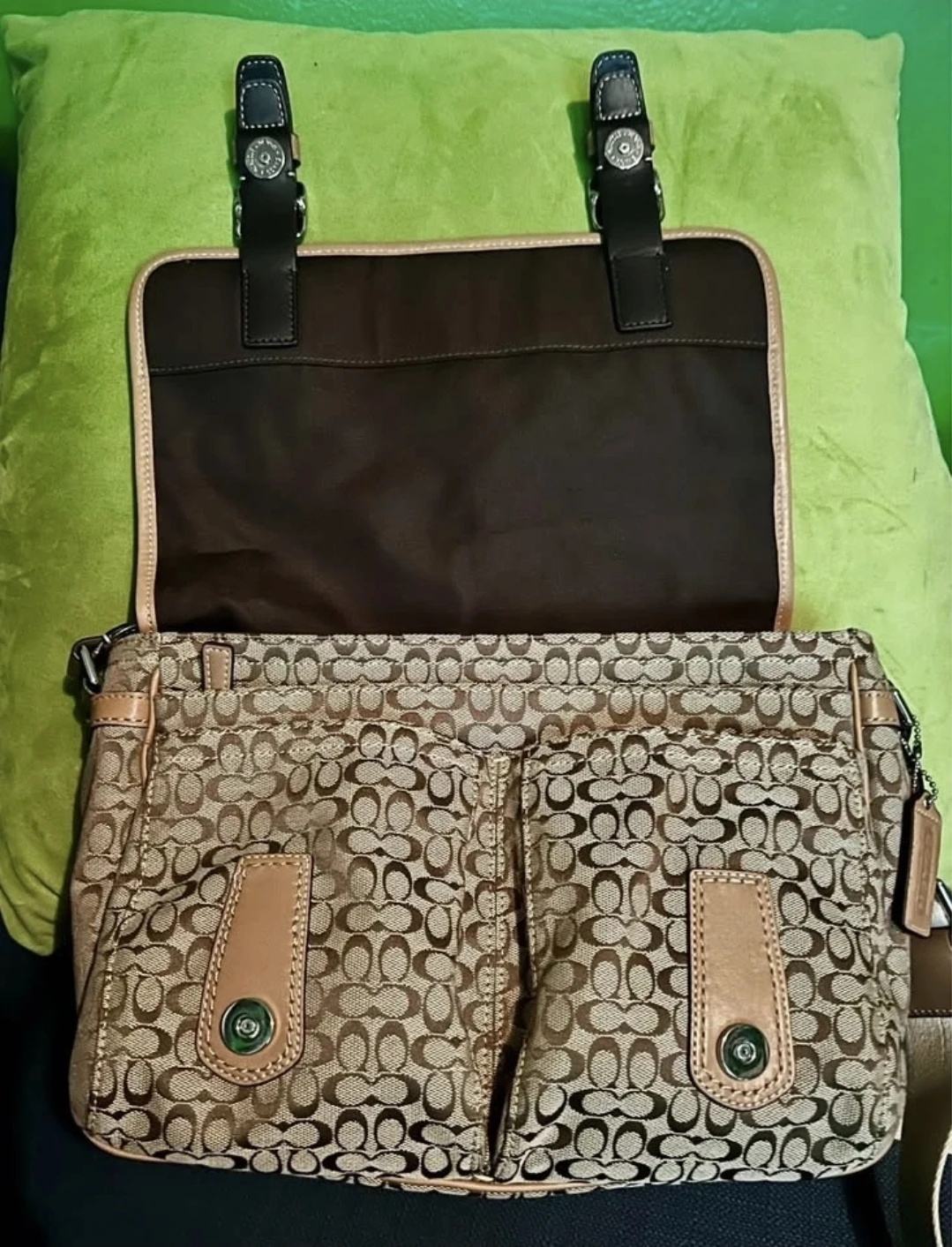 🥕Coach Signature Messenger Bag - photo 4