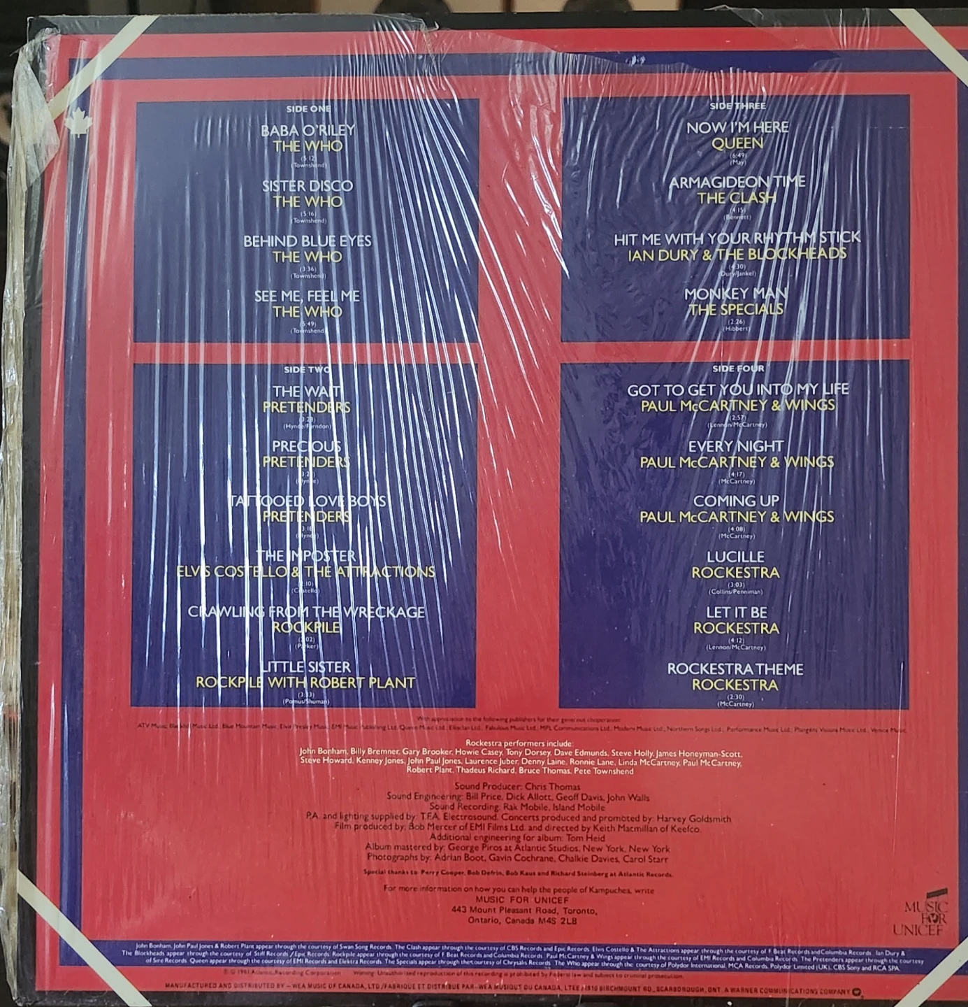 Concerts for the People of Kampuchea Vinyl Record - photo 2