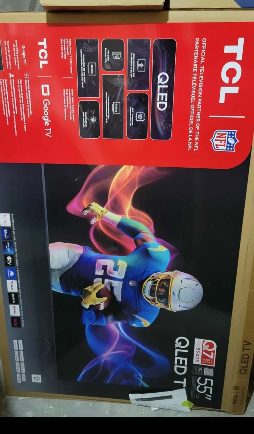 TCL 55 inch Q7 Series QLED 4K Google TV