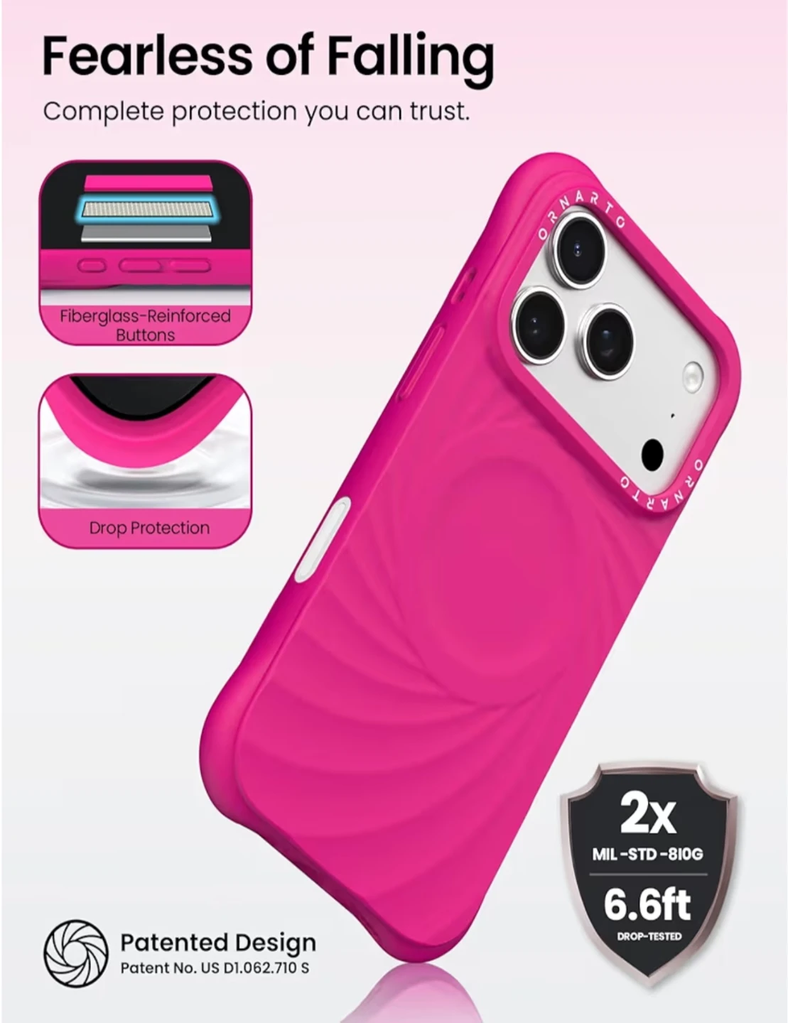 ORNARTO MagSafe Case for iPhone 18 Pro Max/17 Pro Max - photo 3