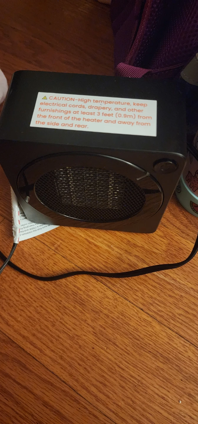 Gaiatop mini space heater 500 watt