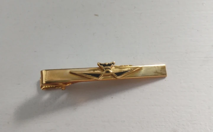Wardair Vintage Gold Tone Tie Bar
