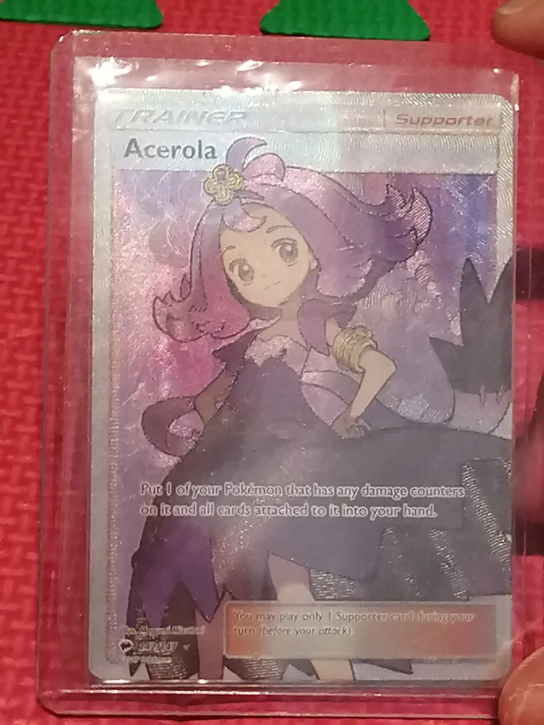 Acerola Pokemon Trading Card Full Art 147/147