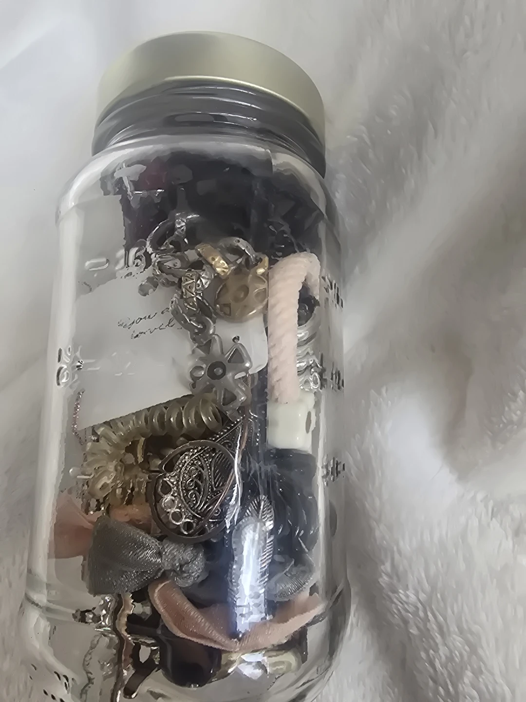 Jewelry Jar and Hair Accessories in Mason Jar - photo 4