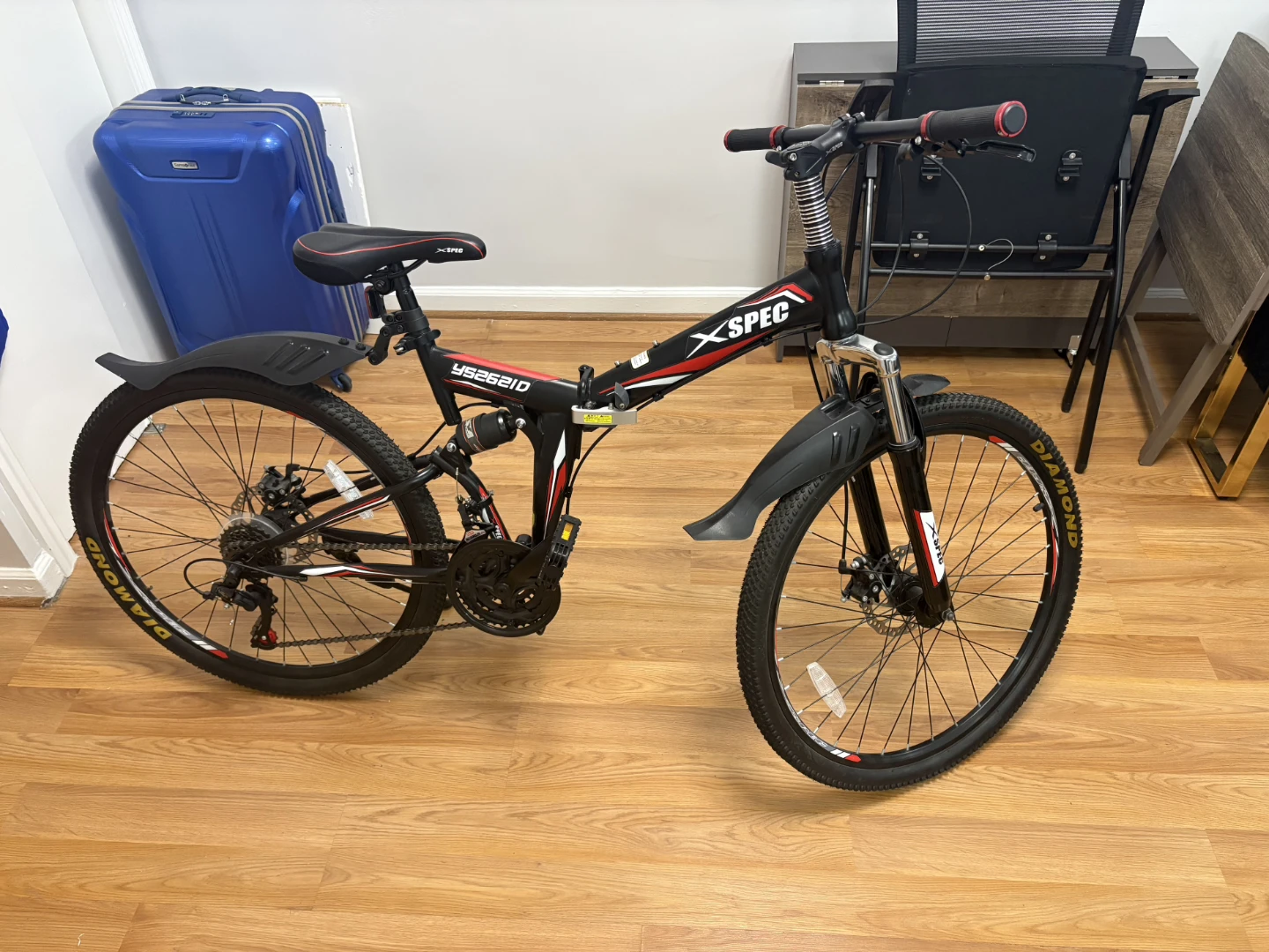 XSPEC Folding Mountain Bike