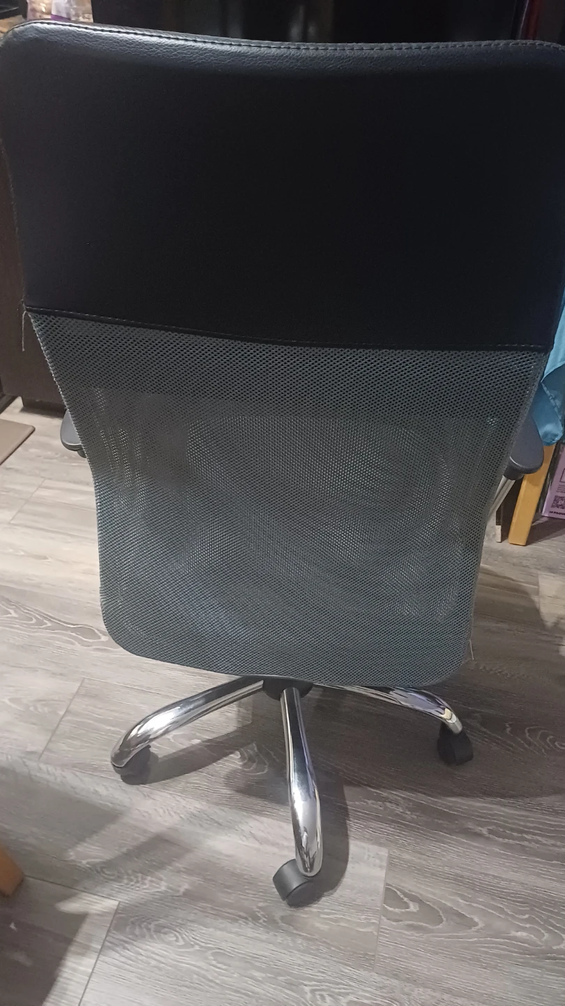 Black and Grey Mesh Office Chair - photo 2