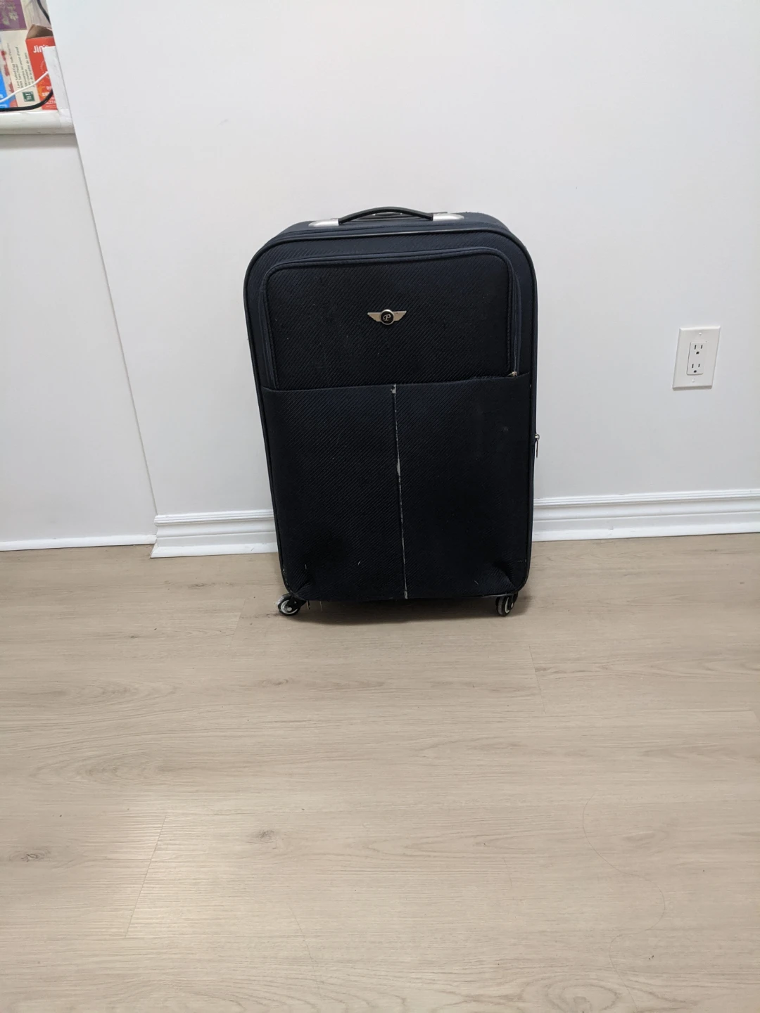 Old rolling suitcase