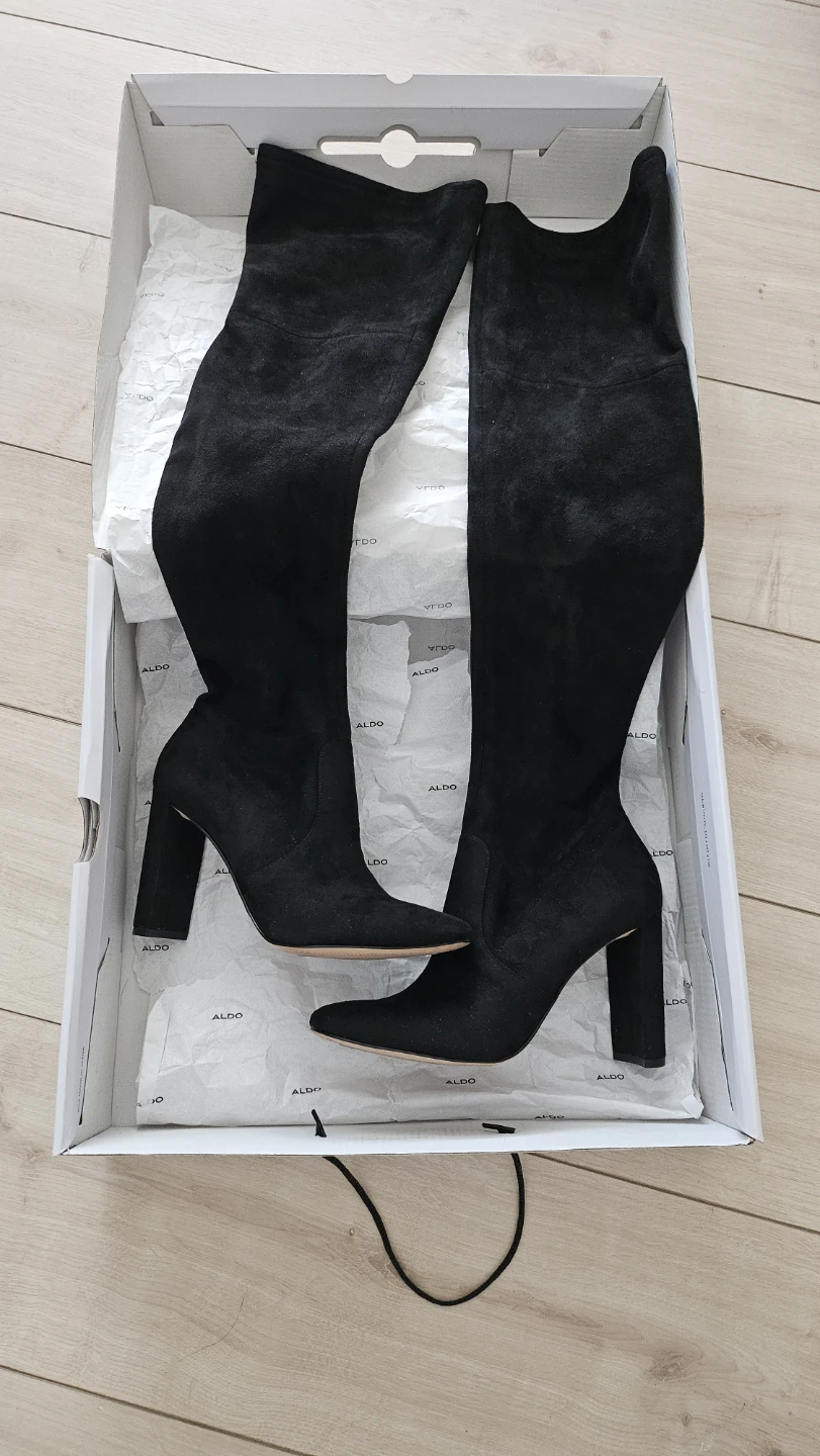 ALDO Dessa Black Over-the-Knee Boots - US Size 7