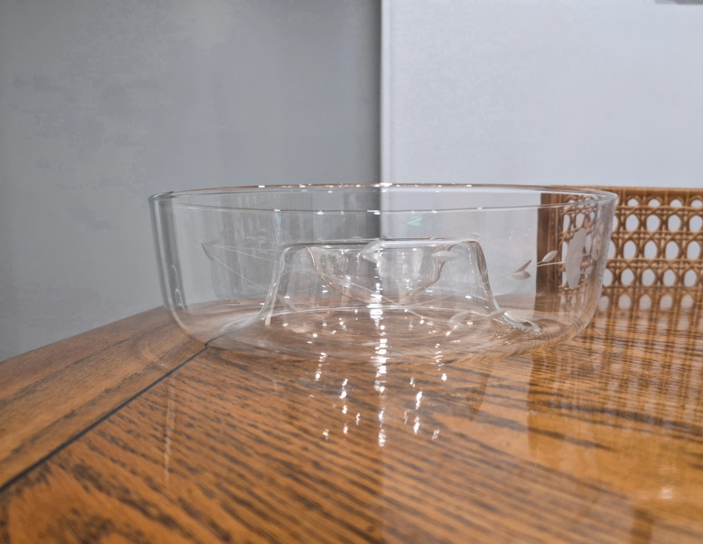 vintage Princess House Heritage Crystal Chip 'N' Dip Bowl - photo 2