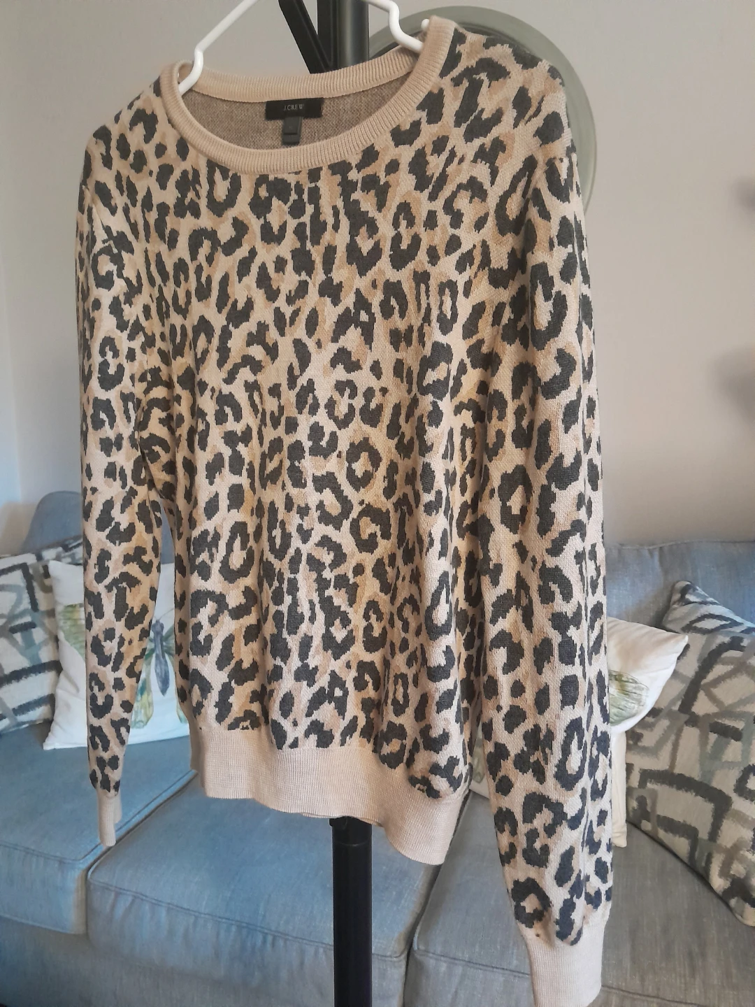 J.Crew Leopard Print Sweater XL - photo 2