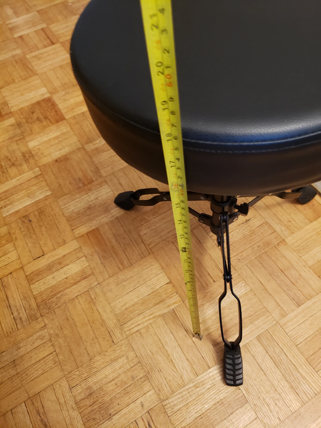 Black Drum Throne Stool - photo 2