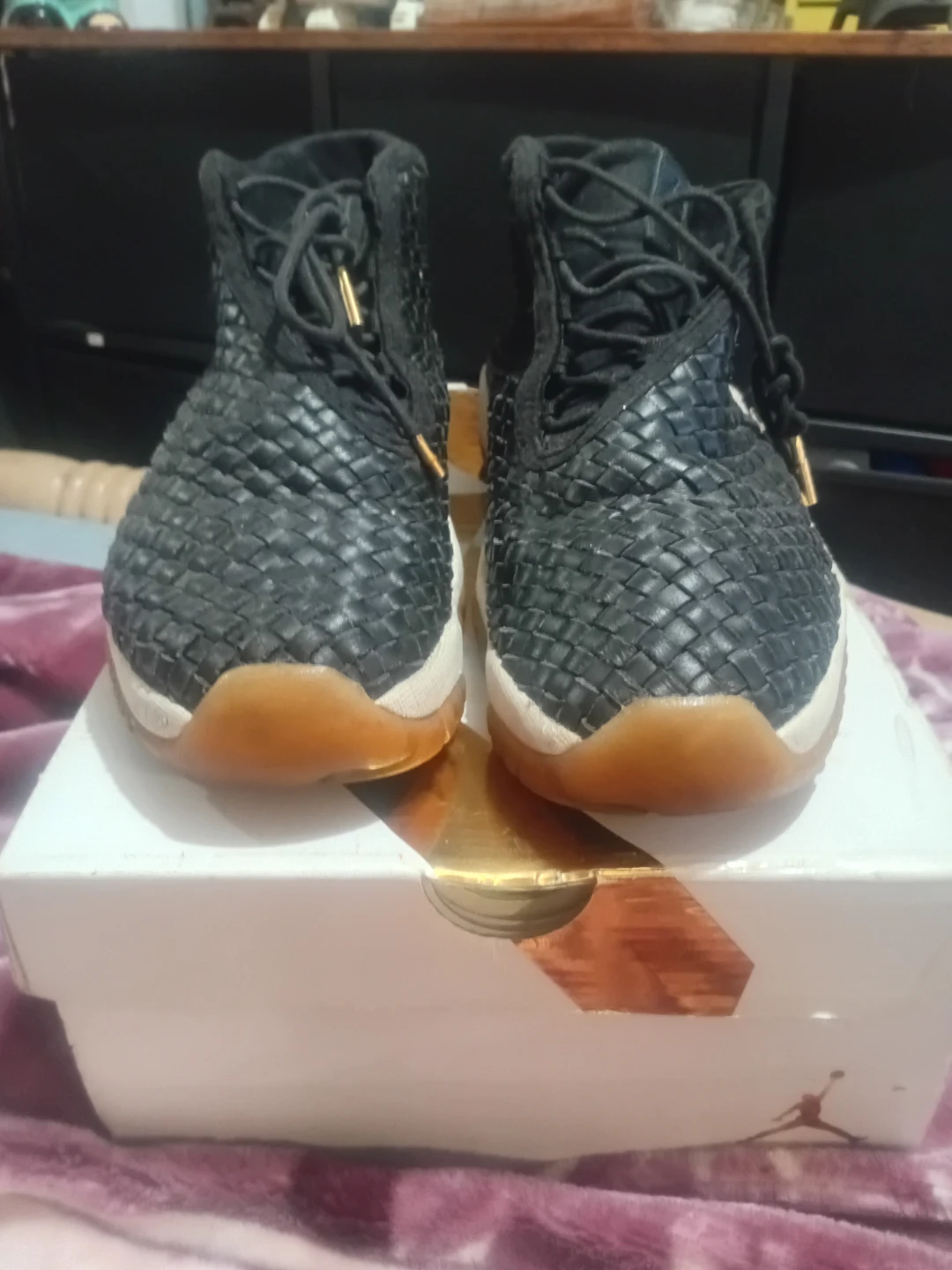 Jordan Future Black Woven Sneakers - photo 3
