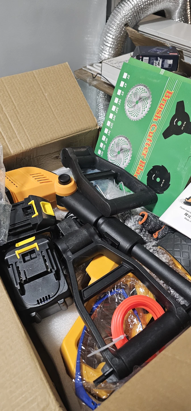 21V Cordless Grass Trimmer with Blades - photo 2