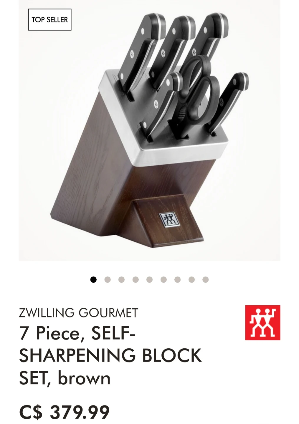 Henckels 7-Piece Self-Sharpening Knife Block Set