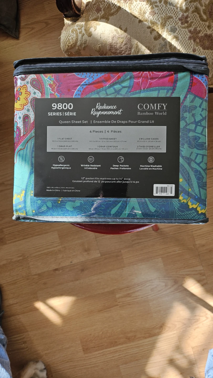 Comfy Bamboo World 9800 Series Queen Sheet Set